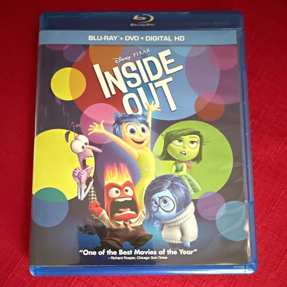 Disney Pixar Inside Out (Blu-ray) PG 2015 w/ Digital Copy Bonus